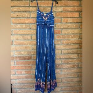 Flying Tomato Tie-Front Jumpsuit